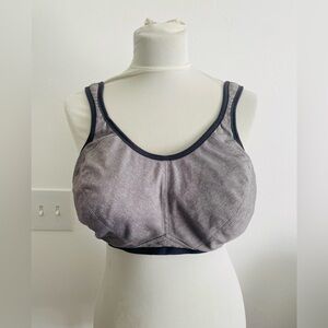 Anita Active Extreme Control Wireless Sports Bra 2XL Heather Gray Activewear